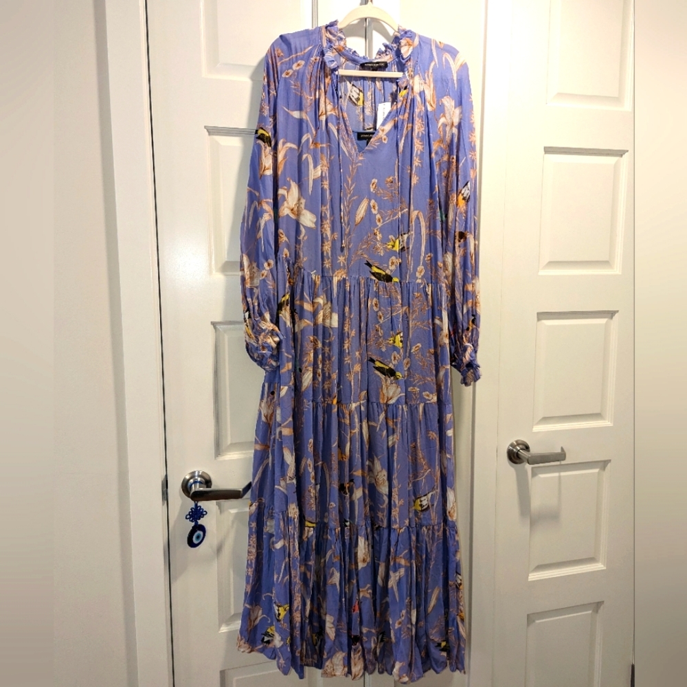 Flowy viscose maxi dress